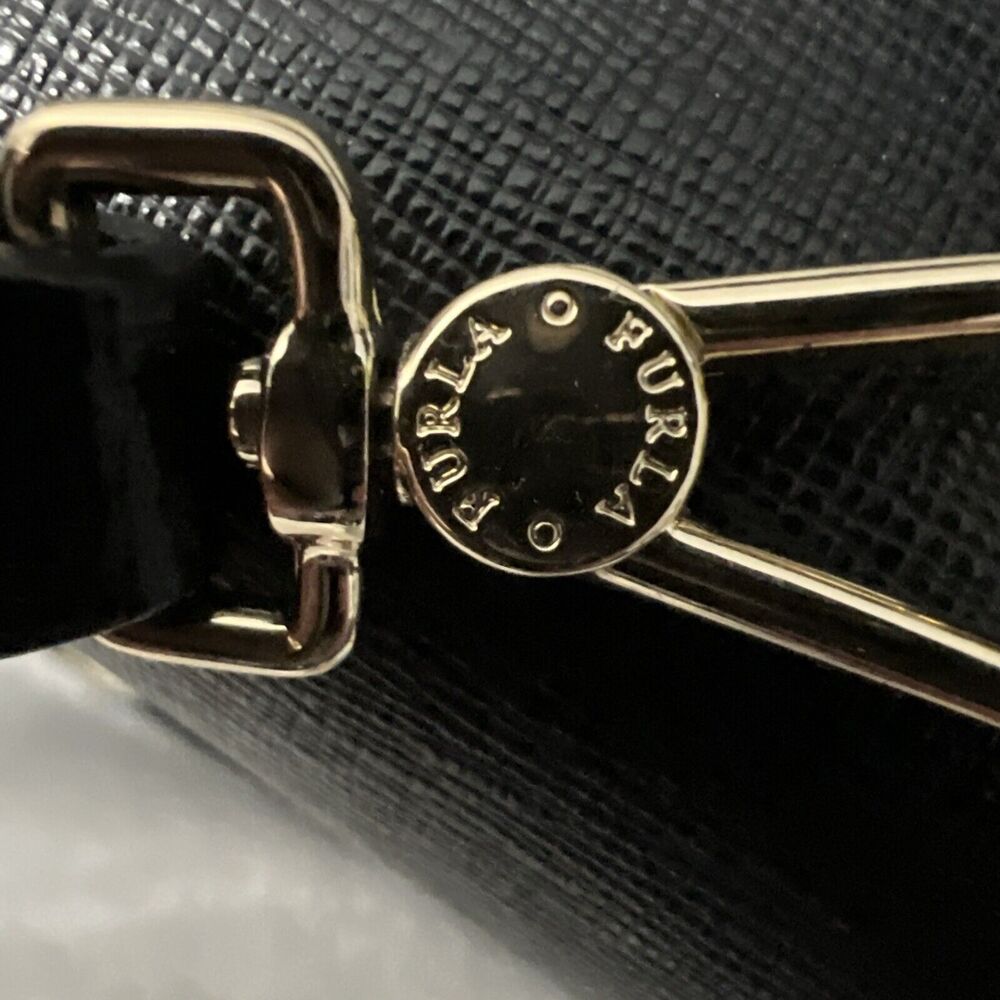 Furla Bella Top Handle S Nero Black Andromeda Genuine Leather BAUGLND 55 B3000 - Picture 6 of 16